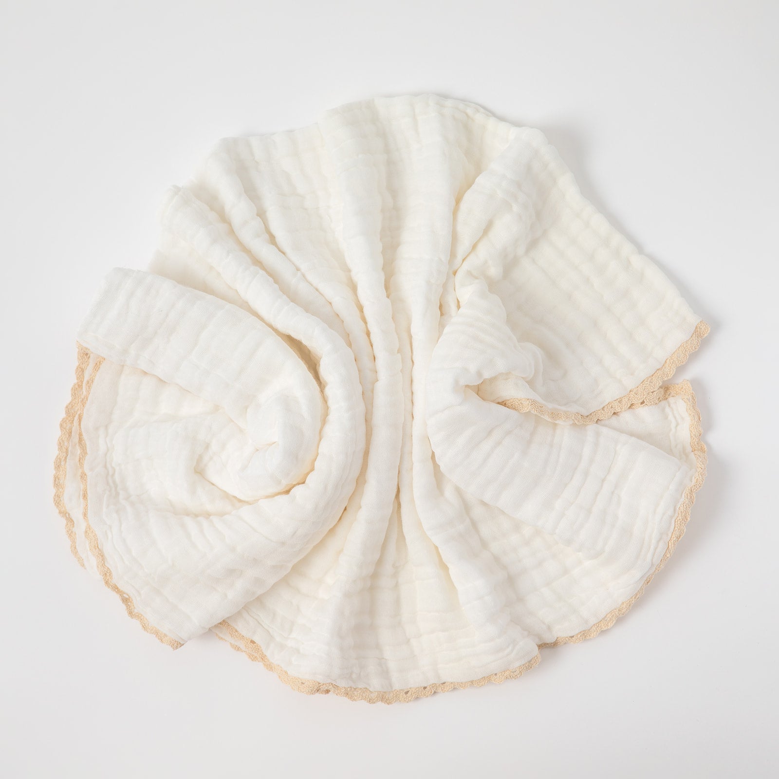 Organic Cotton Gauze Blanket - White